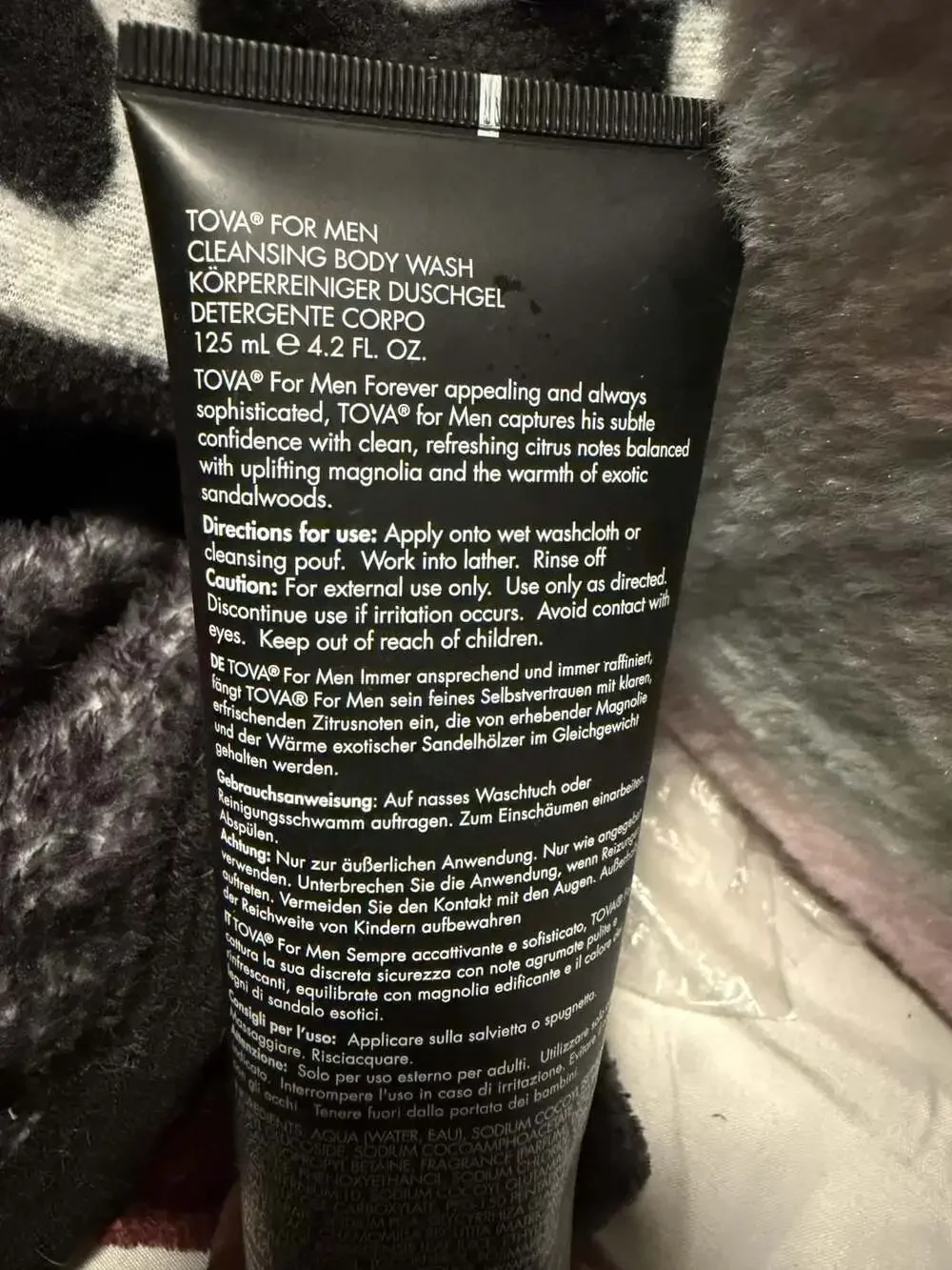# 244 Tova For Men  Body Wash 4.2 FL. OZ. Beverly Hills